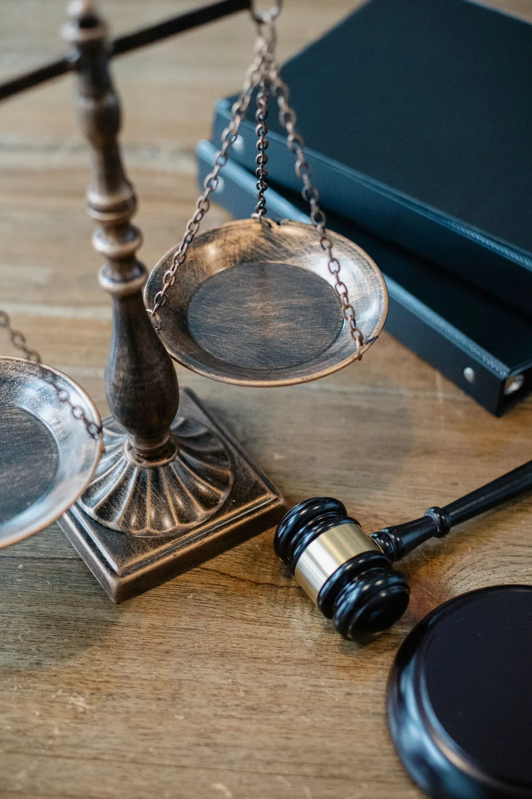 Balança da Justiça representando o Direito Cível